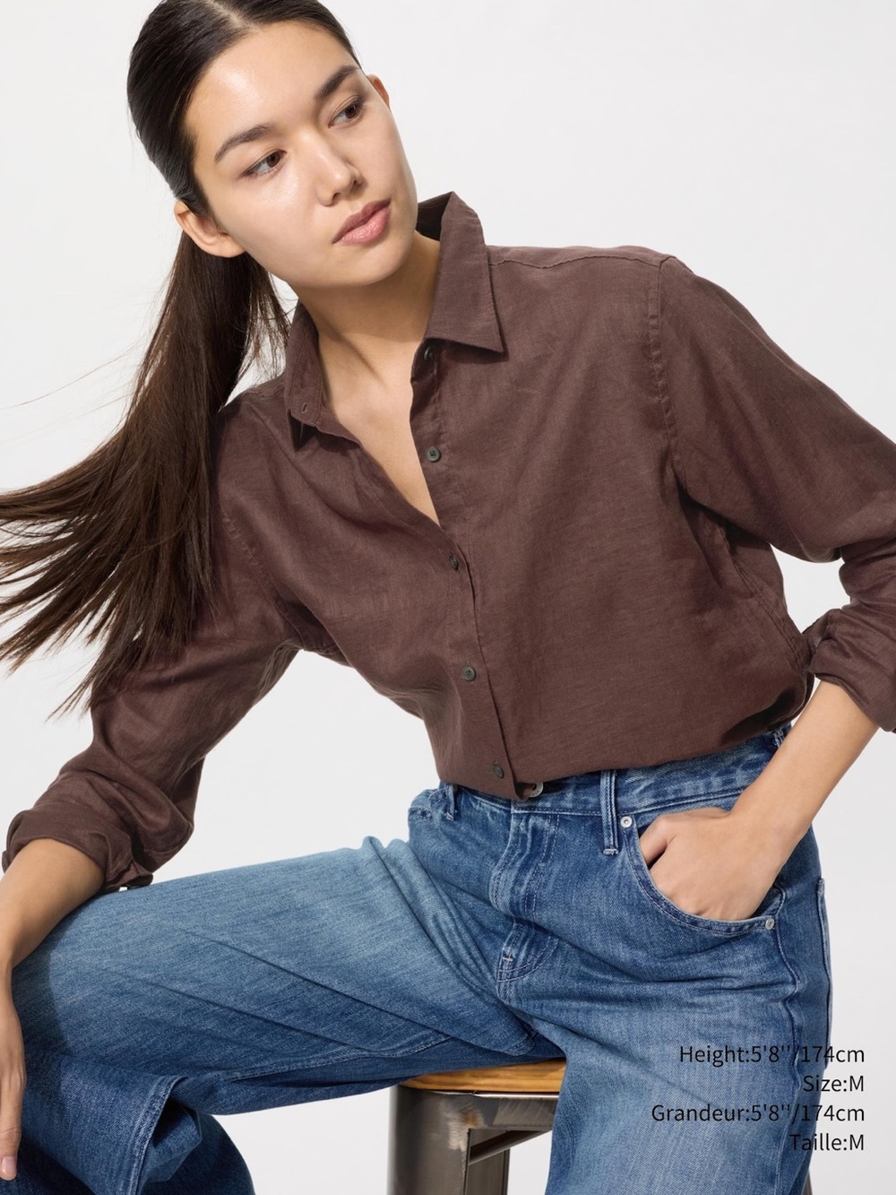 UNIQLO premium linen shirt